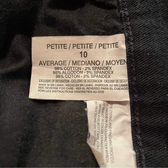 Gloria Vanderbilt Women's Classic Amanda High Rise Tapered Jean Size 10 Petite - Picture 10 of 11